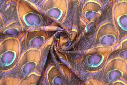 Lady McElroy Jewelled Feathers - Purple - Chloe Chambray