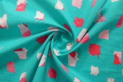 Lady McElroy - The Painter's Palette Collection - Brushstroke Block - Jade - Cotton Pure Lawn