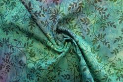 Deadstock Ex Designer 100% Cotton - Luxury Tie-Dye Batik 11