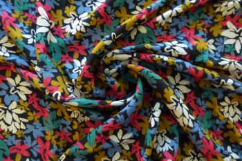 Lady McElroy Flower Works - Viscose Challis Lawn - Remnant - 2m