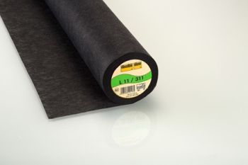 Charcoal Light Weight Standard Sew-in Non-Woven Interfacing/Interlining by Vilene Vlieseline 90cm wide