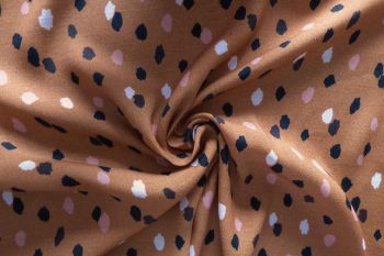 Lady McElroy Indie Rock - Toffee - Florenza Crepe - Remnant - 2.5m