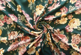 Lady McElroy Highclere Gardens - Viscose Challis Lawn - Remnant - 3.7m