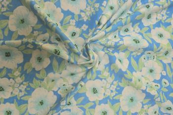 Lady McElroy - Forget-Me Not-Field - Cotton Marlie-Care Lawn