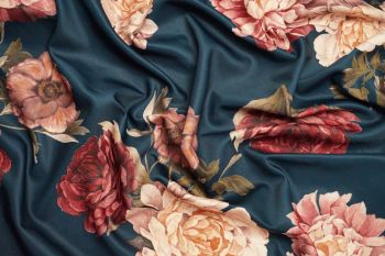 Lady McElroy Midnight Rosette - Scuba Luxury Jersey Faulty Remnant 1M