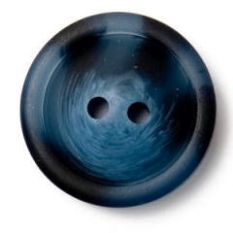 Two Tone Button - Navy