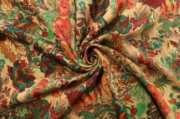 Lady McElroy Above the Clouds - 100% Wool Crepe - Remnant - 2.5m