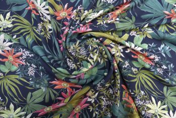 Lady McElroy Acrea Palms - Viscose Challis Lawn - Remnant - 2m
