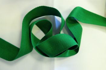 Acrylic Webbing Binding Tape - Emerald 37mm