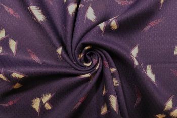 Lady McElroy Alison - Purple - Textured Viscose Dobby