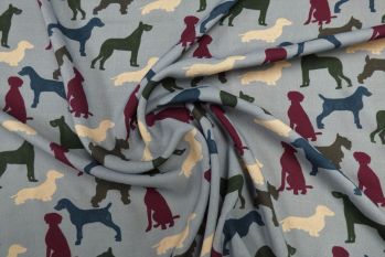 Lady McElroy Best Friends - Moon - Viscose Challis Lawn - Remnant - 3m