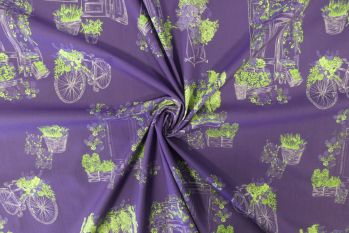 Exclusive Lady McElroy Bloomin' Bikes - Cotton Marlie-Care Lawn