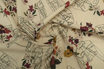 Lady McElroy Boutonniere Moda - Crema - Remnant - 2.2m