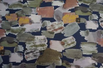 Lady McElroy Brushstroke - Dusk Marlie-Care Lawn - Remnant - 3m