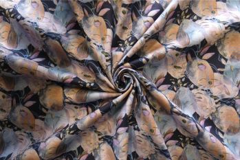 Lady McElroy Calliope - Navy - Cotton Louise Lawn - Remnant - 1.4m