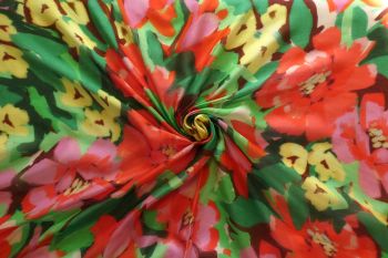 Lady McElroy Coral Calypso - Nicole Voile Lawn - Remnant - 2m