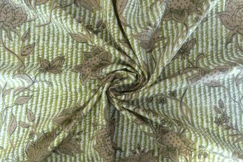Lady McElroy Cotswold Sage - Cotton Crinkle Crepe - Remnant - 3m