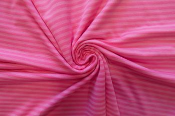 Deadstock Designer Jersey Stripe - Pink