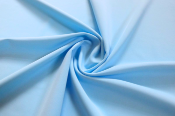 Deadstock 4-Way Stretch Plain Lycra Jersey - Sky Blue