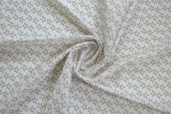 Deadstock 4-Way Stretch Lycra Jersey - Gold Stars