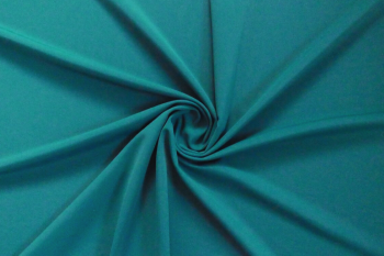 Deadstock 4-Way Stretch Plain Lycra Jersey - Dark Teal