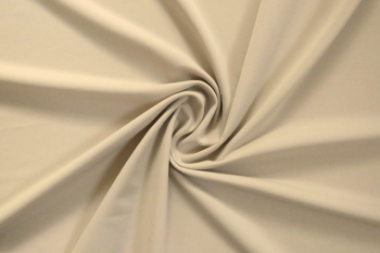 Deadstock 4-Way Stretch Plain Lycra Jersey - Biscuit