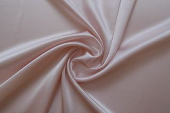 Deadstock 100% Silk Delicate Satin - Peach 