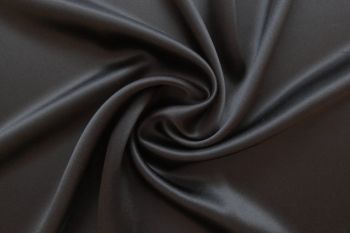 Deadstock 100% Silk Delicate Satin - Black
