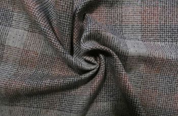 DD609 - 100% Wool Vintage Print Challis