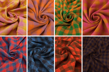 Lady McElroy Gallery Gingham - Laundered Pure Linen Collection