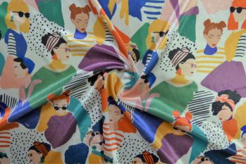 Lady McElroy Fashion Focused - Plush Velour 3M Remnants