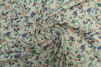 Lady McElroy Fashionista Blooms - Cotton Marlie Lawn - Remnant - 2m