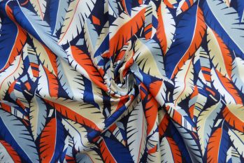 Lady McElroy Feather Dance - Scarlet - Remnant - 3m