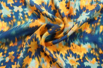 Lady McElroy Electric Reef - Flame - Pure Cupro Crepe