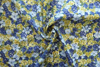 Lady McElroy Floral Cologne - Cotton Heidi Lawn - Remnant - 2m