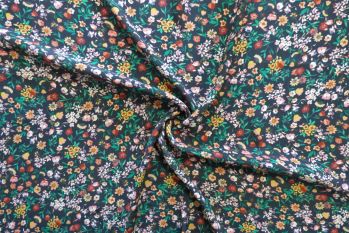 Lady McElroy Floral Jazz - Viscose Morracain Crepe - Remnant - 3m