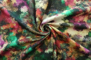 Exclusive Lady McElroy Floral Refraction - Chloe Chambray - Remnant - 3m