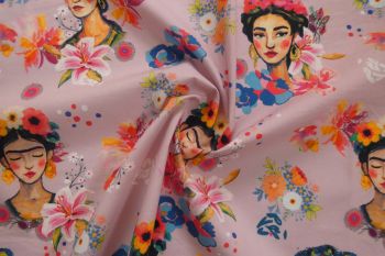 Lady McElroy - Feminine Muse - Light Pink -  Cotton Pure Lawn