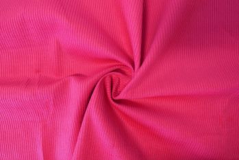 Lady McElroy Halifax - Oeko-Tex Sustainable 8 Wale Premium Corduroy - Cerise - Remnant - 2m