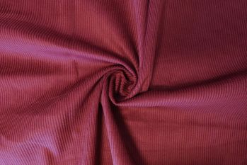 Lady McElroy Halifax - Oeko-Tex Sustainable 8 Wale Premium Corduroy - Wine - Remnant - 2m