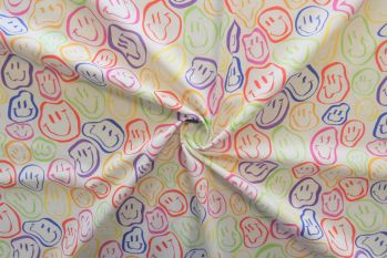 Lady McElroy Happy Daze - Cream - Marlie-Care Lawn - Remnant - 2m