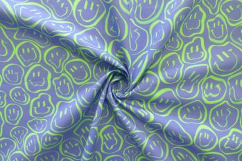 Lady McElroy Happy Daze - Lilac - Marlie-Care Lawn - Remnant - 2m