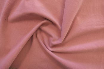 Lady McElroy Dundee- 21 Wale Luxury Stretch Needlecord - Dusky Pink - Remnant - 1m