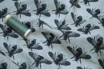 Lady McElroy Honey Bees - Sage - Remnant - 3m