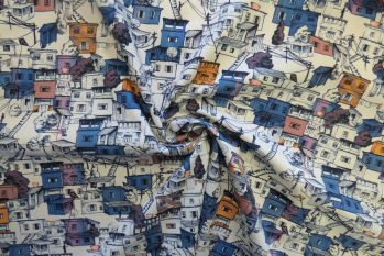 Lady McElroy Hut City - Blue - Remnant - 4.2m