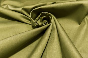 Ex Paul Smith Designer Deadstock 100% Cotton Poplin - Khaki - Remnant - 3m