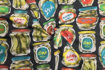 Lady McElroy The Pickles - Midnight - Cotton Marlie-Care Lawn