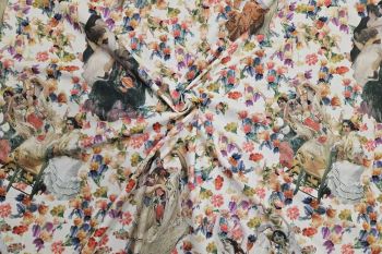 Lady McElroy Flamenco Dancers - Cotton Marlie-Care Lawn