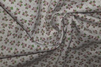 Deadstock Ex Boden Cotton Pique - Sprig Floral