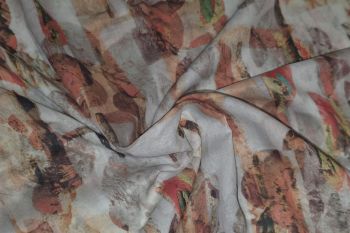 Deadstock Ex Boden Silk/Cotton Voile Lawn - Artist's Canvas Print